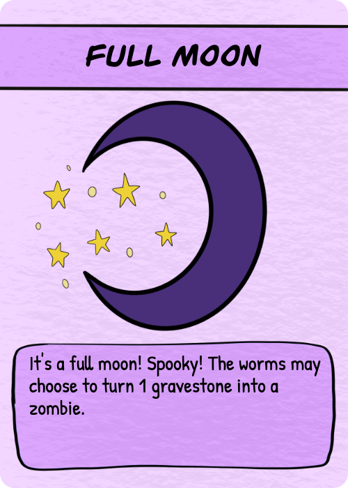 Special event card - Full Moon